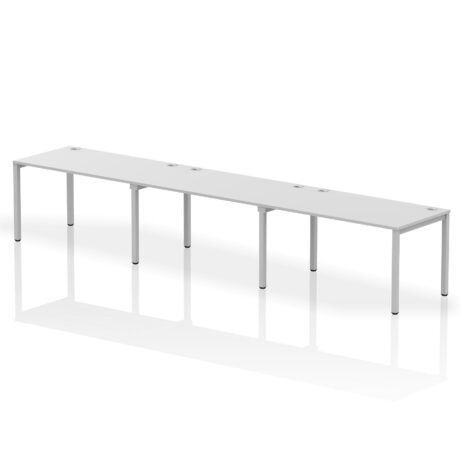 Impulse Single Row Bench Desk – 3 Person