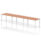 Impulse Single Row Bench Desk – 3 Person