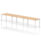 Impulse Single Row Bench Desk – 3 Person