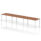 Impulse Single Row Bench Desk – 3 Person