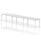 Impulse Single Row Bench Desk – 3 Person