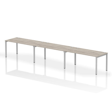 Impulse Single Row Bench Desk – 3 Person