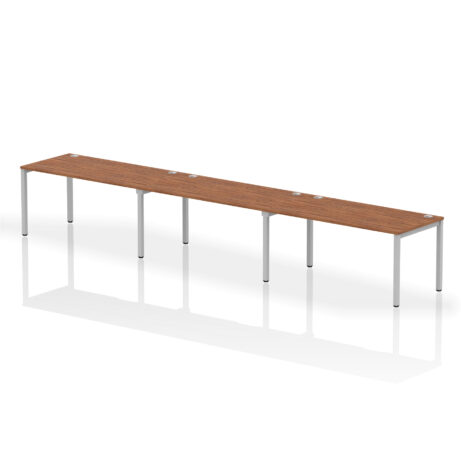 Impulse Single Row Bench Desk – 3 Person