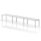 Impulse Single Row Bench Desk – 3 Person