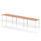 Impulse Single Row Bench Desk – 3 Person