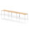 Impulse Single Row Bench Desk – 3 Person