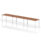 Impulse Single Row Bench Desk – 3 Person