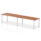 Impulse Single Row Bench Desk – 2 Person