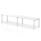 Impulse Single Row Bench Desk – 2 Person