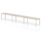 Impulse Single Row Bench Desk – 3 Person