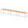 Impulse Single Row Bench Desk – 3 Person