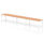Impulse Single Row Bench Desk – 3 Person