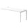 Impulse Single Row Bench Desk Extension Kit