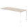 Impulse Single Row Bench Desk Extension Kit