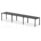 Impulse Single Row Bench Desk – 3 Person