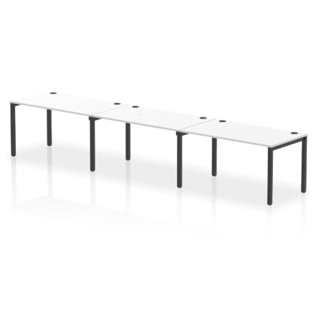 Impulse Single Row Bench Desk – 3 Person
