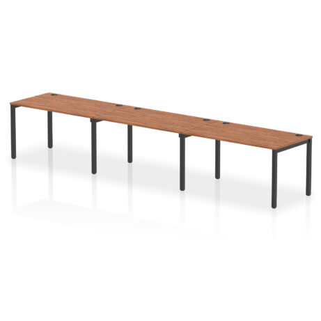 Impulse Single Row Bench Desk – 3 Person