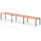 Impulse Single Row Bench Desk – 3 Person