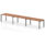 Impulse Single Row Bench Desk – 3 Person