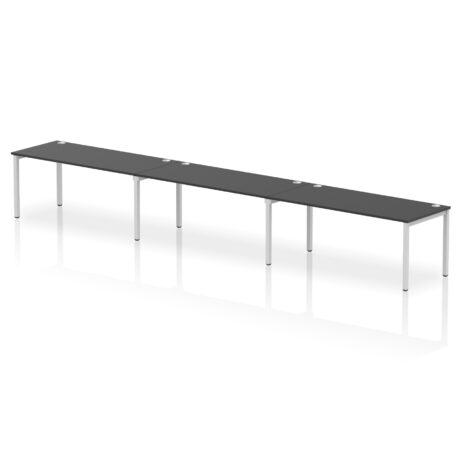 Impulse Single Row Bench Desk – 3 Person