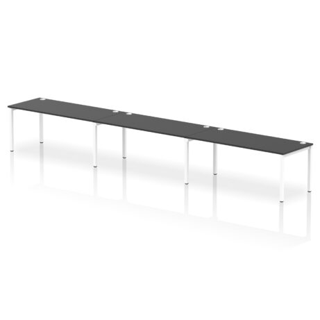 Impulse Single Row Bench Desk – 3 Person