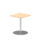 Italia Square Poseur Table Silver Leg