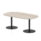 Italia Boardroom Table Black Leg