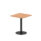 Italia Square Poseur Table Black Leg