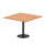 Italia Square Poseur Table Black Leg
