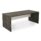 Imperial Executive Desk in two-tone finish with a contemporary design, featuring integrated storage and spacious work area.
