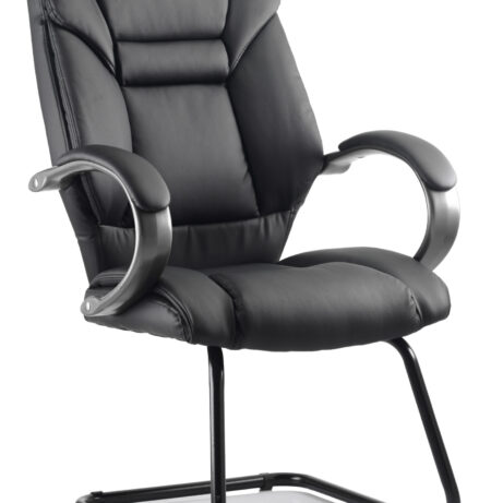 Galloway High Back Cantilever Visitor Chair with Arms