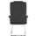 Moore Deluxe High Back Black Cantilever Visitor Chair with Arms on chrome base, featuring a tall padded back and integrated arms.