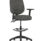 Eclipse Plus II Task Operator Chair in charcoal fabric with matching back, featuring a hi-rise draughtsman kit.
