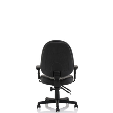 Jackson Medium Back Black Leather Task Operator Office Chair