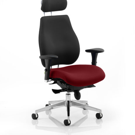 Chiro Plus Ultimate High Back Ergonomic Posture Chair with Arms and Headrest