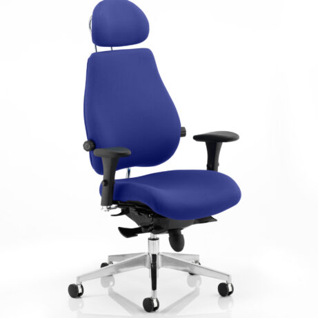 Chiro Plus Ultimate High Back Ergonomic Posture Chair with Arms and Headrest