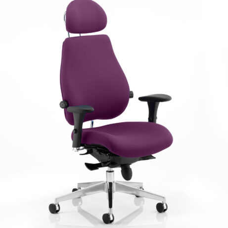Chiro Plus Ultimate High Back Ergonomic Posture Chair with Arms and Headrest