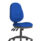 Eclipse Plus XL High Back Task Operator Chair in Bespoke Stevia Blue, no arms, with adjustable features.