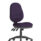 Eclipse Plus XL High Back Task Operator Chair in Bespoke Tansy Purple with no arms. Adjustable height and tilt.
