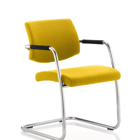 Havanna Medium Back Cantilever Visitor Chair with Arms