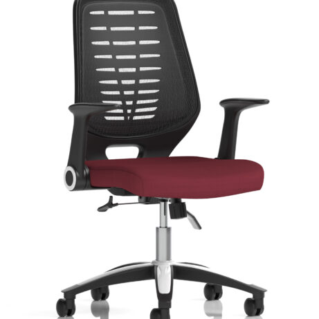 Relay Medium Mesh Back Task Operator Office Chair with Arms
