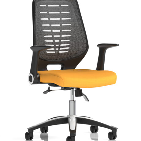 Relay Medium Mesh Back Task Operator Office Chair with Arms