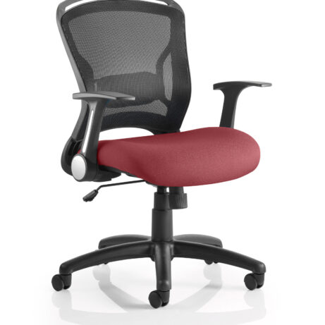 Zeus Medium Mesh Back Task Operator Office Chair with Arms