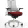Flex Medium Back White Frame Task Operator Office Chair with Arms