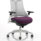 Flex Medium Back White Frame Task Operator Office Chair with Arms