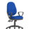 Eclipse Plus XL High Back Task Operator Chair in Bespoke Stevia Blue with loop arms and adjustable features.