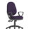 Eclipse Plus XL High Back Task Operator Chair with loop arms in bespoke Tansy Purple upholstery.