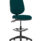 Eclipse Plus II Task Operator Office Chair in Bespoke Maringa Teal with matching back and Hi Rise Draughtsman Kit.