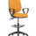 Eclipse Plus II Task Operator Chair in Bespoke Senna Yellow with matching back, featuring a Hi Rise Draughtsman Kit.