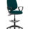 Eclipse Plus II Task Operator Office Chair in Bespoke Maringa Teal with Hi Rise Draughtsman Kit and matching back colour.